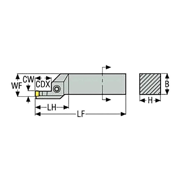 Seco 00089902 LH CFI Indexable Turning Toolholder