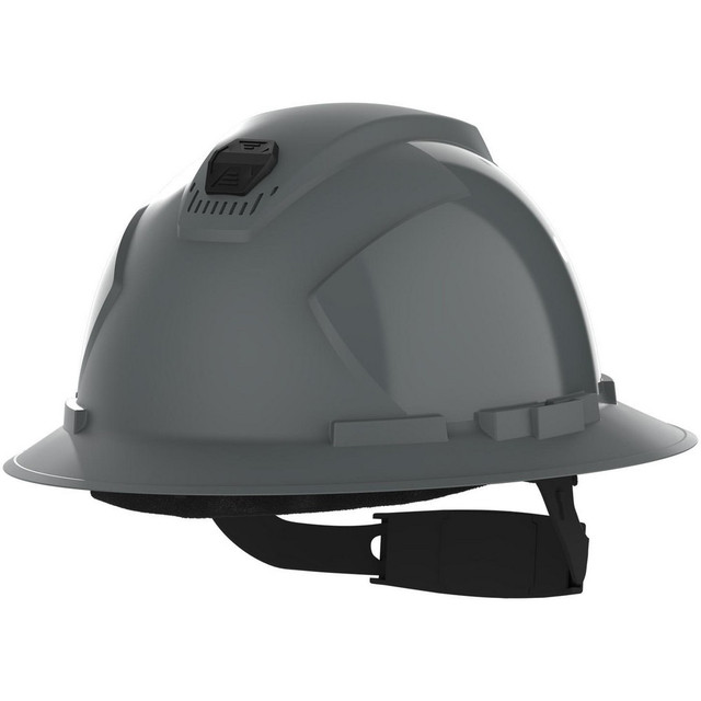 HexArmor. 16-22006 Hard Hats; Hard Hat Style: Full Brim ; Color: Gray ; Adjustment Type: Ratchet; Adjustable ; Application: Construction; Energy Company; Impact-Resistant; Water-Resistant ; Material: ABS ; ANSI Type: ANSI/ISEA Z89.1; I