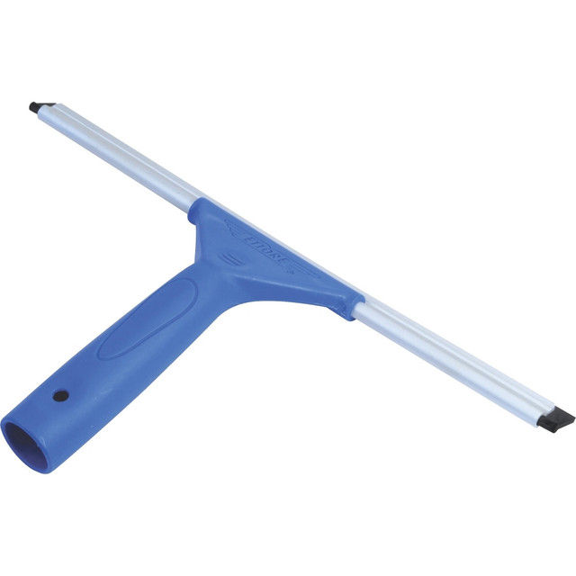 STECCONE PRODUCTS COMPANY Ettore 17010  All-purpose Squeegee - Rubber Blade - Plastic Handle - 6.5in Height x 10in Width x 1.5in Length - Lightweight, Streak-free - Blue - 1Each