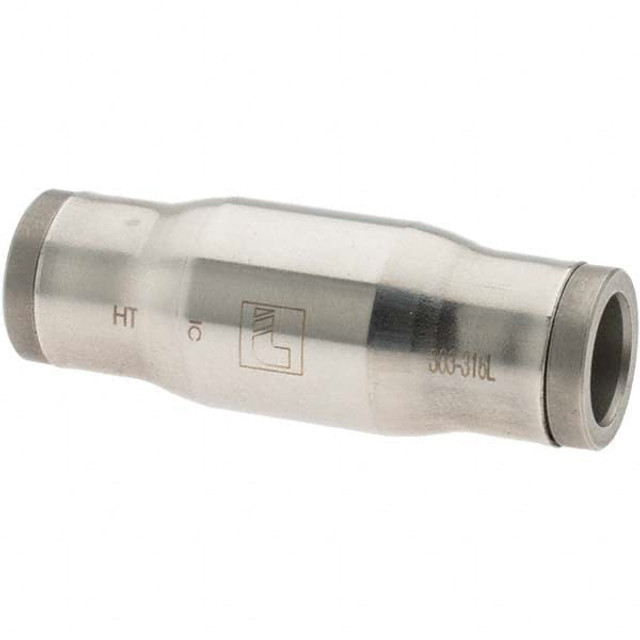 Parker 38066000 Push-To-Connect Tube to Tube Tube Fitting: Union, Straight, 3/8" OD