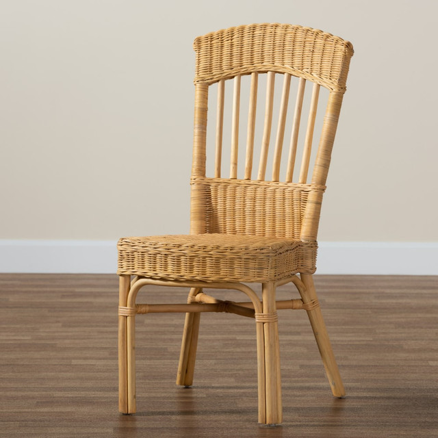 WHOLESALE INTERIORS, INC. bali &amp; pari 2721-13136 bali & pari Barito Rattan Dining Chair, Natural Brown