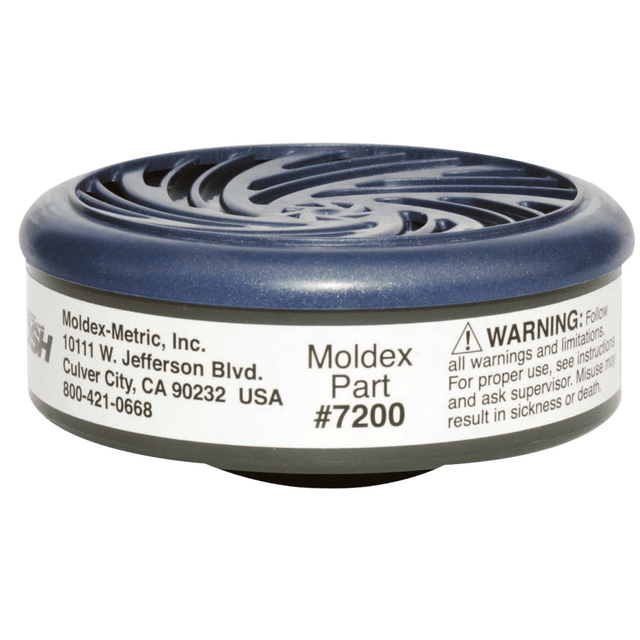 MOLDEX-METRIC INC. 7200 Moldex 7200 Acid Gas/Vapor Cartridge, White