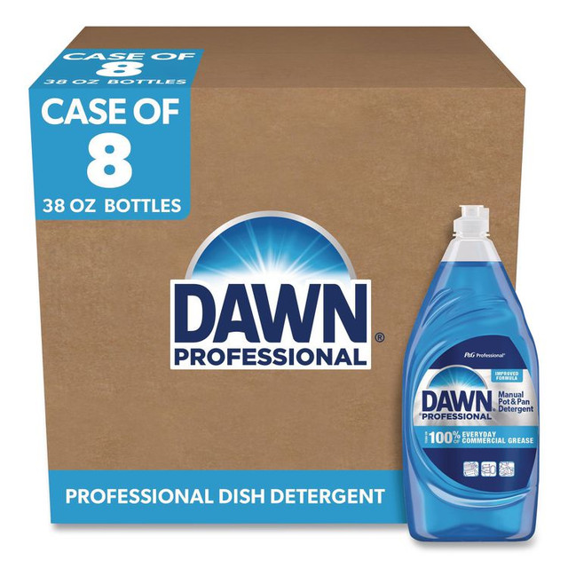 PROCTER & GAMBLE Dawn® Professional 45112CT Manual Pot/Pan Dish Detergent, 38 oz Bottle, 8/Carton