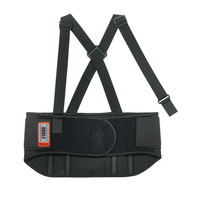 ERGODYNE CORPORATION 11106 Ergodyne ProFlex 1600 Elastic Back Support, 9in, XX-Large, Black