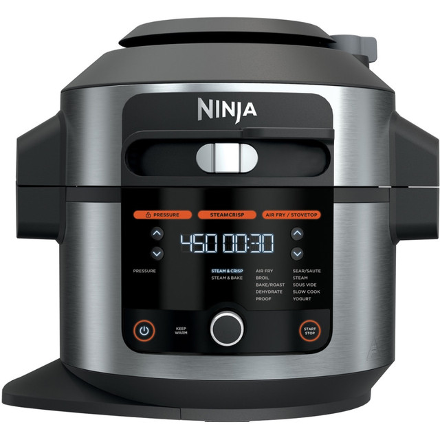 SHARK/NINJA OL501 Ninja OL501 Foodi Pressure Cooker Steam Fryer, Silver