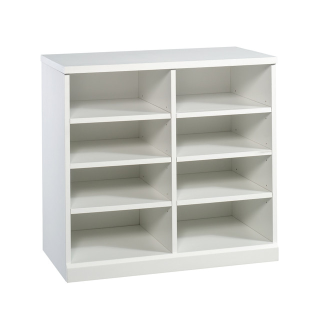 SAUDER WOODWORKING CO. 421405 Sauder Craft Pro Series Open Storage Cabinet, 8 Shelves, White
