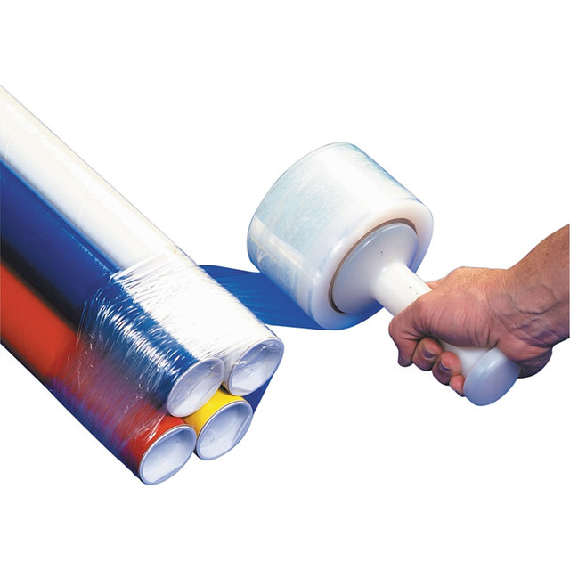 B O X MANAGEMENT, INC. TNB503 Partners Brand Narrow-Width Bundling Stretch Film With One Handle, 100 Gauge, 3in x 650ft, Case Of 18