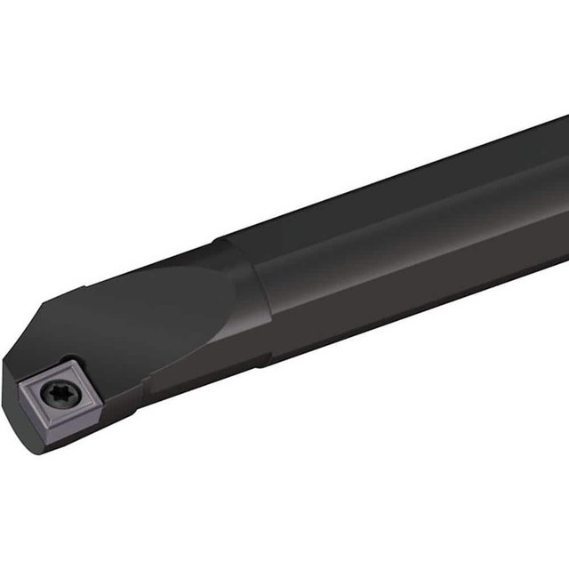 Tungaloy 6850021 Indexable Boring Bar: A08-SCLCL2, 0.562" Min Bore Dia, 1/2" Shank Dia, 95 ° Lead Angle, Steel
