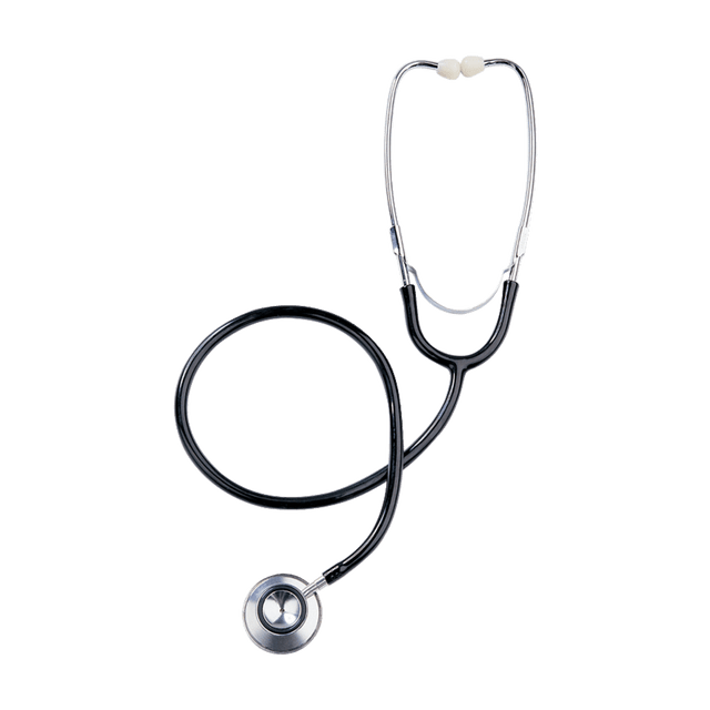 MEDLINE INDUSTRIES, INC. MDS926201 Medline Dual-Head Stethoscope, 22in Tubing, Black MEDLINE INDUSTRIES, INC. MDS926201 Medline Dual-Head Stethoscope, 22in Tubing, Black