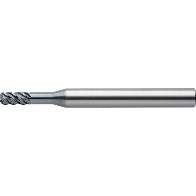 US Union Tool 2365300 Corner Radius End Mill: 3.00 mm Dia, 6.00 mm LOC, UT Coated, Corner Radius End, Centercutting Series CXLRS