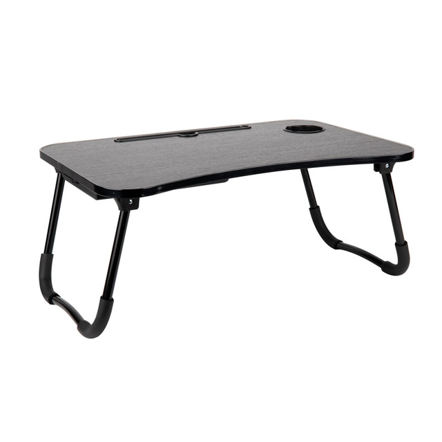 EMS MIND READER LLC LBEDR-BLK Mind Reader Foldable Lap Desk, 10-1/4inH x 23-1/2inW x 15-1/4inD, Black