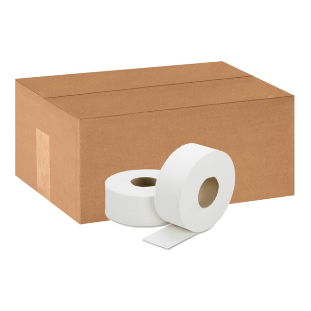 NATIONAL INDUSTRIES FOR THE BLIND SKILCRAFT 8540-01-590-9072  Jumbo Roll 1-Ply Toilet Paper, 100% Recycled, 2000ft Per Roll, Pack Of 12 Rolls