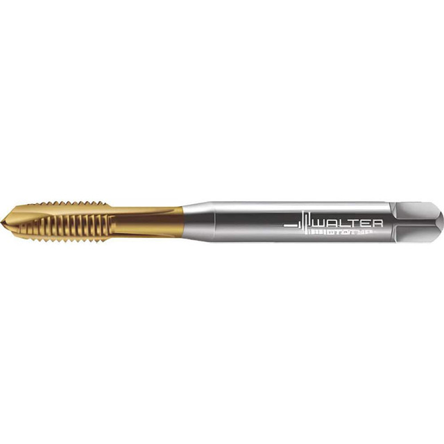 Walter-Prototyp 5200410 Spiral Point Tap: M4x0.7 Metric, 3 Flutes, Plug Chamfer, 6H Class of Fit, High-Speed Steel-E-PM, TiN Coated