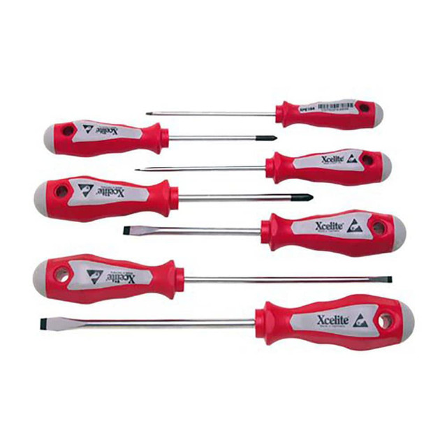 Xcelite XPE700 Screwdriver Set: 7 Pc, Phillips & Slotted