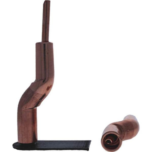 Tuffaloy 162-2410 Spot Welder Tips; Tip Type: Bent Shank for 4RW Male Cap ; Material: RWMA Class 2 - C18200