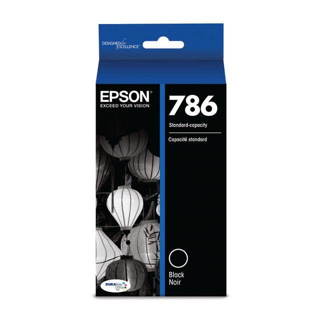 EPSON AMERICA INC. T786120-S Epson 786 DuraBrite Black Ultra Ink Cartridge, T786120-S EPSON AMERICA INC. T786120-S Epson 786 DuraBrite Black Ultra Ink Cartridge, T786120-S