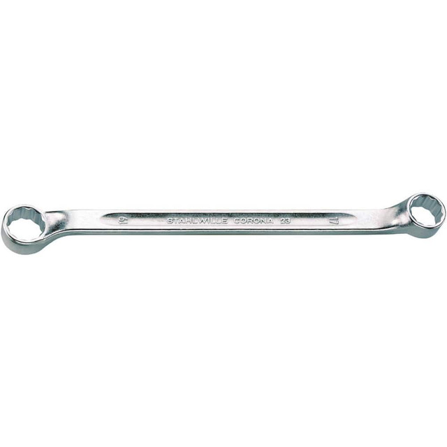 Stahlwille 41072123 Box Wrenches; Wrench Type: Offset Box End Wrench ; Size (mm): 21 x 23 ; Double/Single End: Double ; Wrench Shape: Straight ; Material: Chrome Alloy Steel ; Finish: Chrome