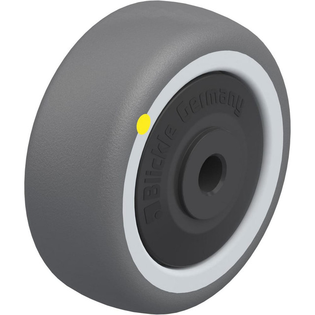 Blickle 846906 Caster Wheels; Wheel Type: Rigid; Swivel ; Load Capacity: 110 ; Bearing Type: Ball ; Wheel Core Material: Nylon ; Wheel Material: Polyurethane ; Wheel Color: Dark Gray