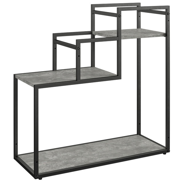 AMERIWOOD INDUSTRIES, INC. Ameriwood Home 1970868COM  Weston Plant Stand, 23-7/16inH x 23-1/16inW x 9inD, Concrete