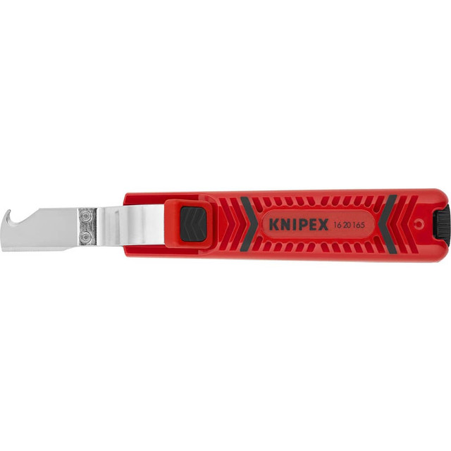 Knipex 16 20 165 SB Wire & Cable Strippers; Maximum Capacity: 5/16" to 1 1/8" (8.0 - 28.0 mm) ; Type: Dismantling Tools ; Minimum Wire Gauge: 8-10 AWG ; Insulated: No ; Wire Type: General Purpose ; Body Material: Plastic