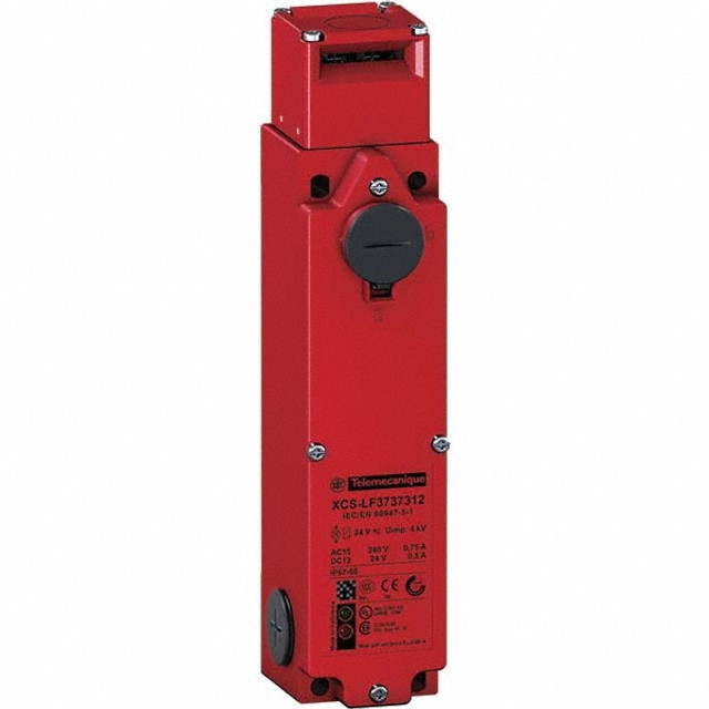 Telemecanique Sensors XCSLF3737543 NO/2NC Configuration, 230 VAC, Multiple Amp Level, Metal Key Safety Limit Switch