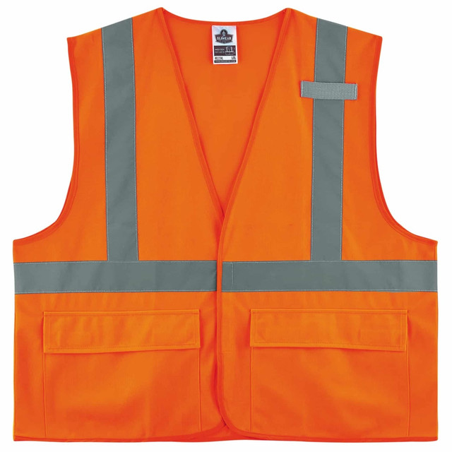ERGODYNE CORPORATION Ergodyne 21177  GloWear Safety Vest, 8225HL, Type R Class 2, 2X/3X, Orange