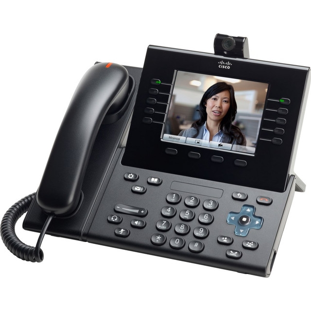 CISCO CP-9951-C-A-C-K9=  Unified 9951 IP Phone - Desktop - Charcoal - 1 x Total Line - VoIP - 5in LCD - 2 x Network (RJ-45) - PoE Ports