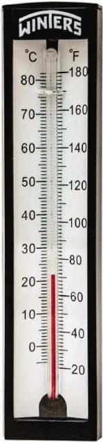 Winters TAS141LF. 20 to 180°F, Industrial Thermometer with Standard Thermowell