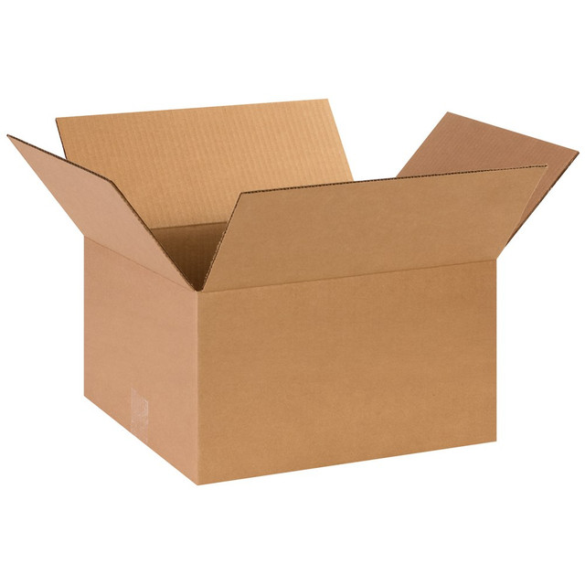 B O X MANAGEMENT, INC. 14128 Partners Brand Corrugated Boxes, 14in x 12in x 8in, Kraft, Pack Of 25