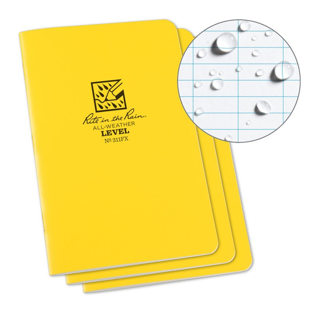Rite in the Rain 311FX Field-Flex Stapled Mini Notebook - 3 Pack Rite in the Rain 311FX Field-Flex Stapled Mini Notebook - 3 Pack