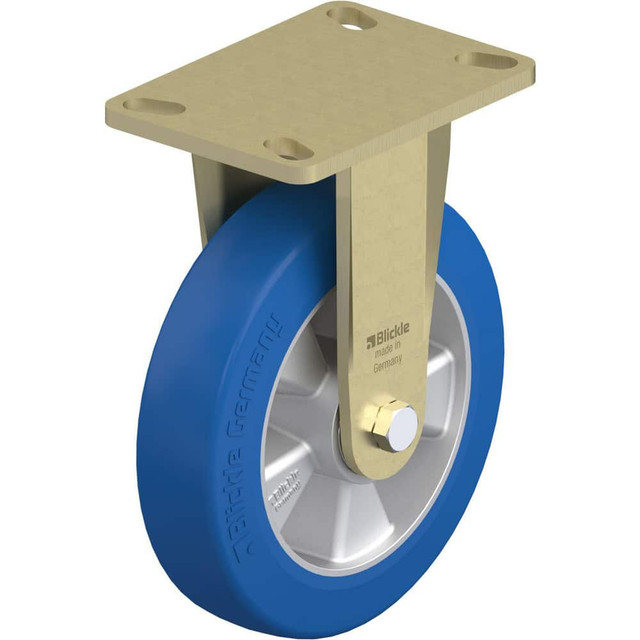 Blickle 910141 Top Plate Casters; Mount Type: Plate ; Number of Wheels: 1.000 ; Wheel Diameter (Inch): 8 ; Wheel Material: Polyurethane ; Wheel Width (Inch): 2 ; Wheel Color: Green