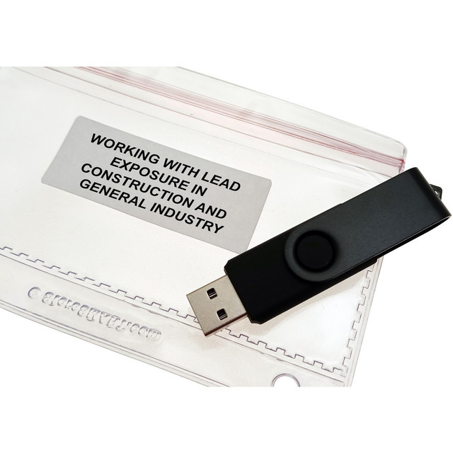 Marcom V000274UER Multimedia Training Kits & Packages; Kit Type: Multimedia Training ; Topic: Lead Exposure ; Language: English ; Training Program Title: Lead Exposure in General Industry ; Media Format: USB ; Run Time: 20min