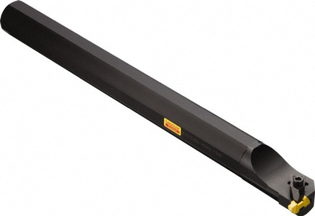 Sandvik Coromant 5749460 Indexable Boring Bar: SI-CTLHOL-05102, 1" Min Bore Dia, Left Hand Cut, 5/8" Shank Dia, 90 ° Lead Angle, Steel