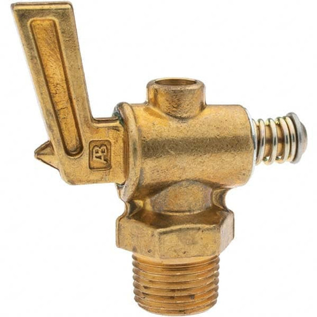 Parker -11134-2 3/8" Pipe, Male Pipe Drain Cock & Shutoff Valve