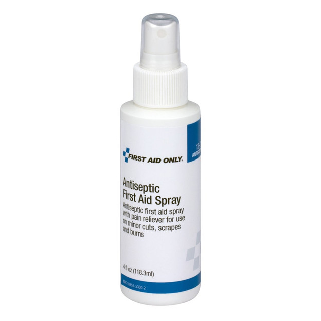 PAC KIT SAFETY EQUIPMENT CO. FAE-1308 First Aid Only Antiseptic Spray, 4 Oz