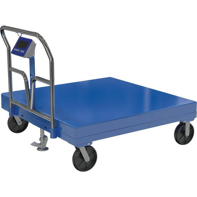 Vestil SPT-4848-SCL Platform Hand Truck: 3,600 lb Capacity, Steel Platform, 48" Platform Length, 15-1/16" Platform Height