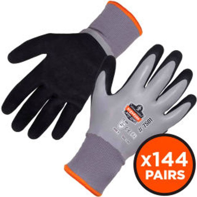 Ergodyne® ProFlex® 7501 Coated Waterproof Winter Work Gloves Small Gray Case p/n 17932******