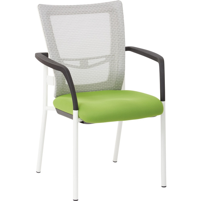 OFFICE STAR PRODUCTS Office Star 8810W-6  Low-Back Mesh Visitors Chair, Green