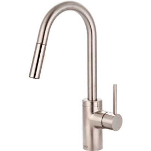 PIONEER INDUSTRIES INC Pioneer Motegi 2MT260-BN Single Lever Pull-Down Kitchen Faucet PVD Brushed Nickel p/n 2MT260-BN