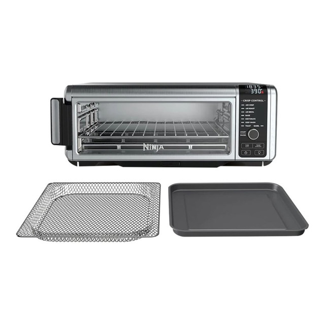 EURO PRO CORP SP101 Ninja Foodi SP101 - Hot air fryer oven - 1.8 kW - stainless steel/black EURO PRO CORP SP101 Ninja Foodi SP101 - Hot air fryer oven - 1.8 kW - stainless steel/black