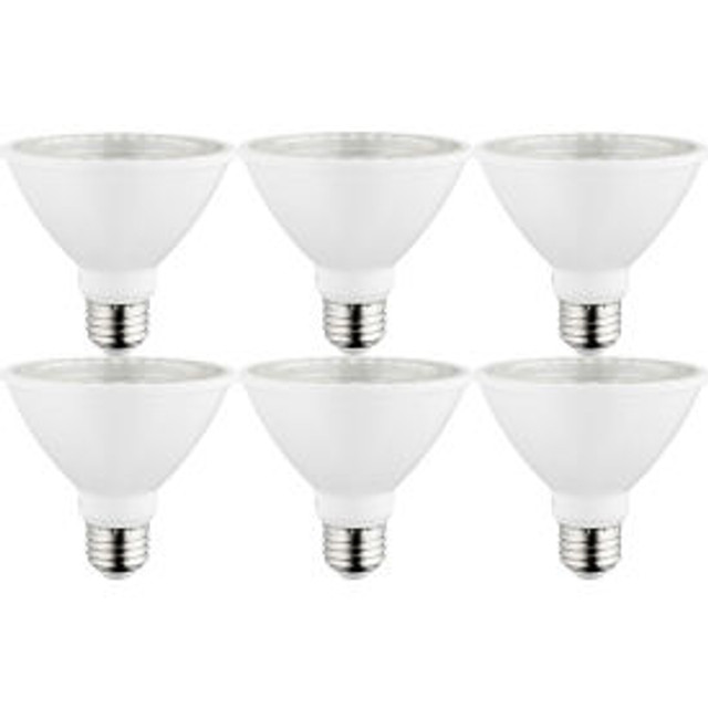 Sunshine Lighting Sunlite® LED PAR30S Flood Light Bulb E26 Base 9W 850 Lumens 5000K Daylight Pack of 6 p/n 40982-SU