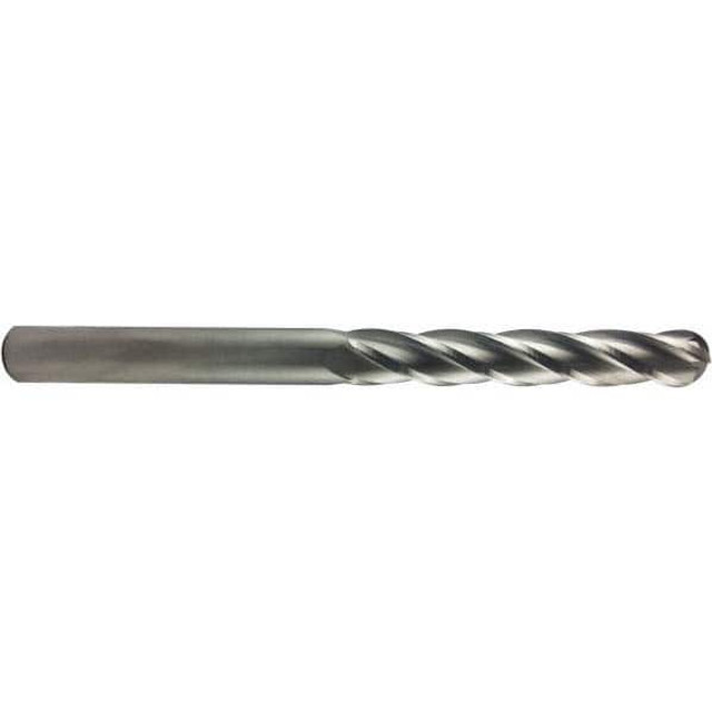Regal Cutting Tools 090429RM Ball End Mill: 0.625" Dia, 2.25" LOC, 4 Flute, Solid Carbide