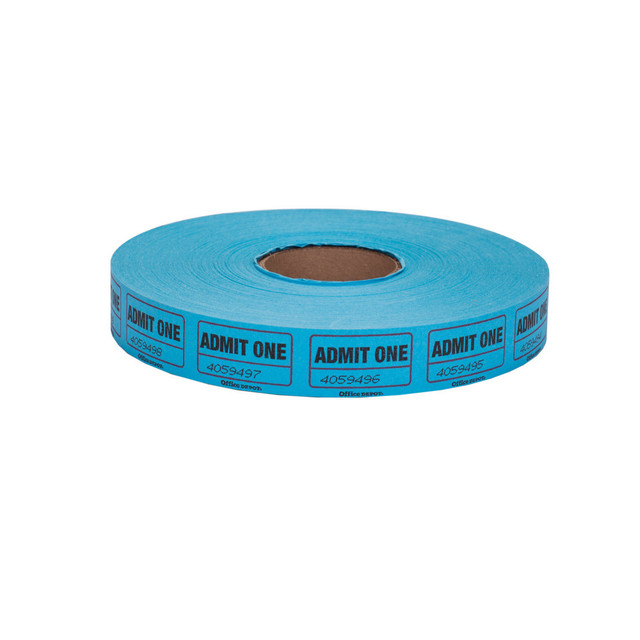 OFFICE DEPOT 6064147OD Brand Ticket Roll, Single Coupon, Assorted, Roll Of 2,000, No Color Choice OFFICE DEPOT 6064147OD Brand Ticket Roll, Single Coupon, Assorted, Roll Of 2,000, No Color Choice