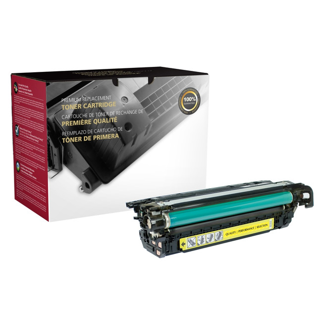 CLOVER TECHNOLOGIES GROUP, LLC 200792P Office Depot Remanufactured Yellow Toner Cartridge Replacement for HP 653A, OD653AY