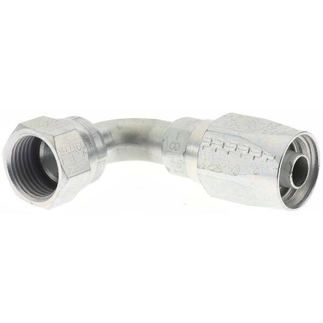 Parker KP82762 Hydraulic Hose Short Drop Female JIC Swivel 90 ° Elbow: 8 mm, 3/4-16, 5,000 psi