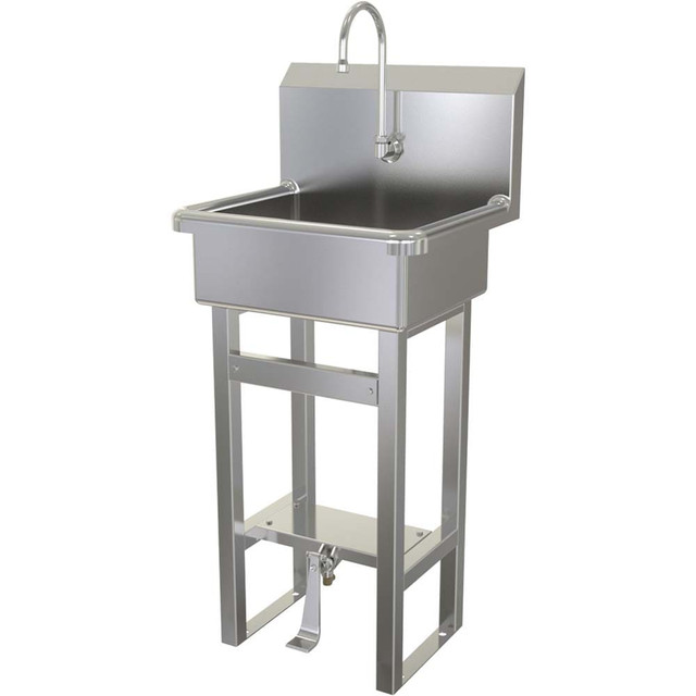 SANI-LAV 7251.5 Wash Sink: Floor Mount, 304 Stainless Steel