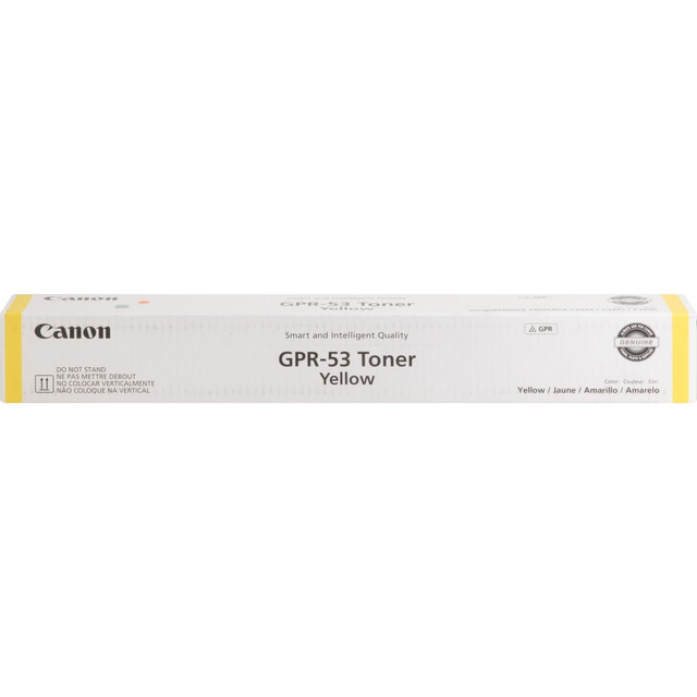 CANON USA, INC. GPR53Y Canon GPR-53 Original Laser Toner Cartridge - Yellow - 1 Each - 19000 Pages