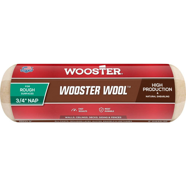 Wooster Brush RR633-9 Paint Roller Cover: 3/4" Nap, 9" Wide