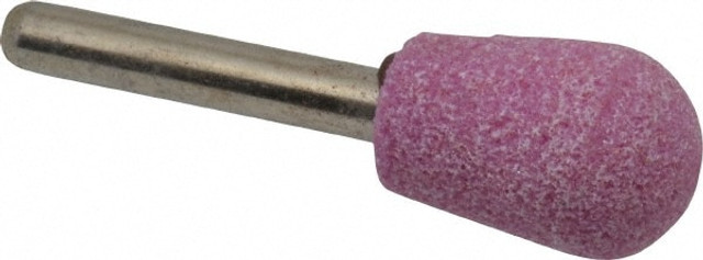 Grier Abrasives A23-P-26188 Mounted Point: 1" Thick, 1/4" Shank Dia, A23, 60 Grit, Medium