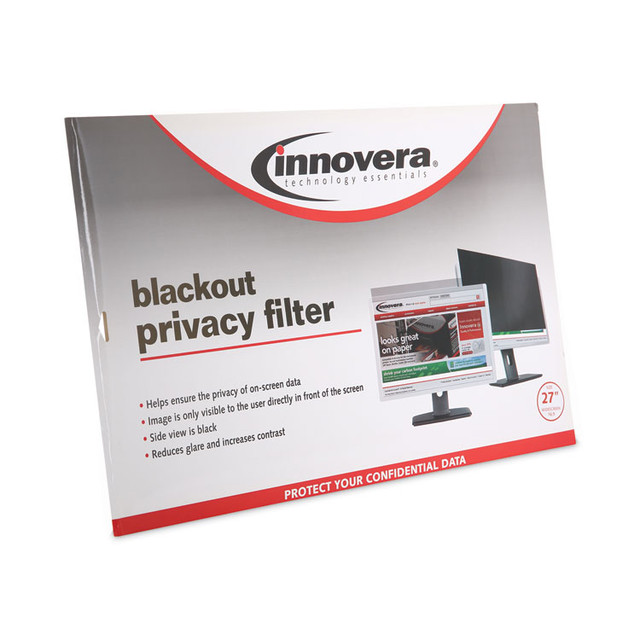 INNOVERA BLF27W Blackout Privacy Filter for 27" Widescreen Flat Panel Monitor, 16:9 Aspect Ratio